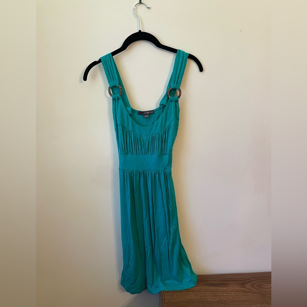 Forever 21: Vibrant Teal Midi Dress